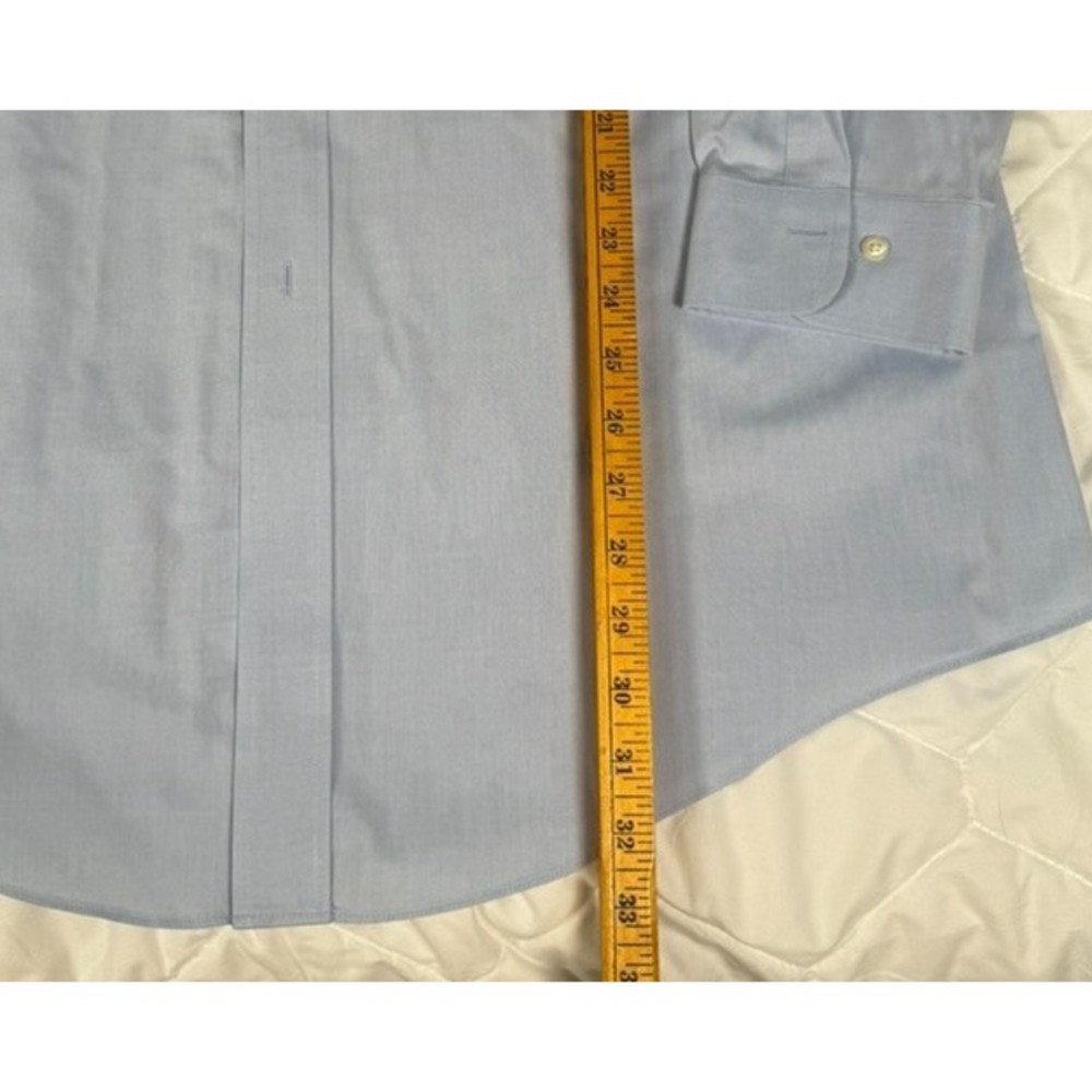 Brooks Brothers Mens 17.5 Slim Fit Long Sleeve Button Down 100% Cotton‎ Shirt - Picture 4 of 10